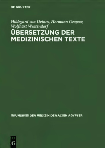 Übersetzung der medizinischen Texte