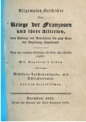 Geschichte des Feldzugs in Russland, im Jahre 1812