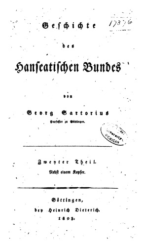 Geschichte des Hanseatischen Bundes