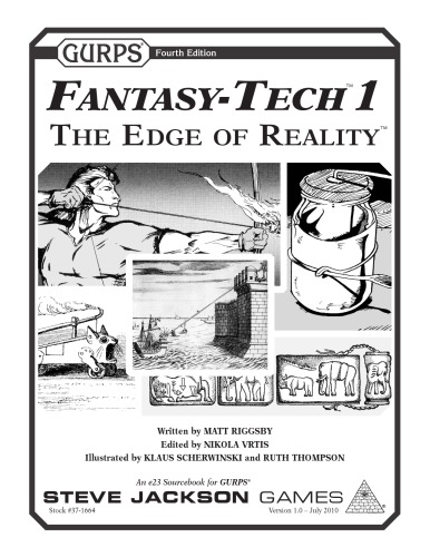GURPS Fantasy-Tech 1 The Edge of Reality