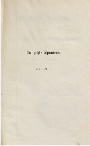 Geschichte Spaniens von dem Sturz Isabellas bis zur Thronbesteigung Alfonsos