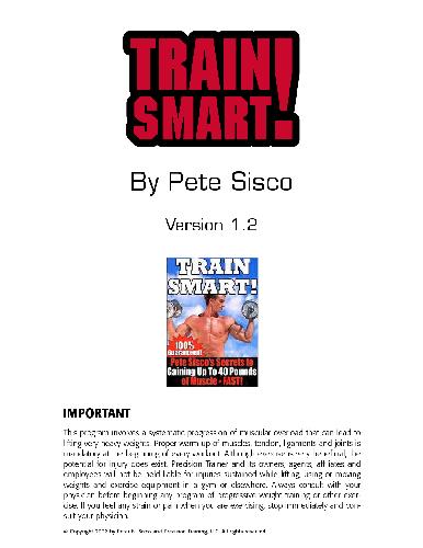 Train Smart!, Precision Training