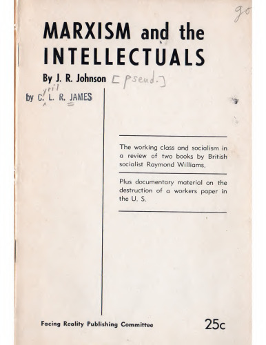 Marxism and the Intellectuals