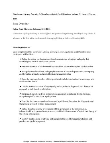 CONTINUUM Lifelong Learning in Neurology. American Academy of Neurology (58 PDFs From 2015 to 2024).rar