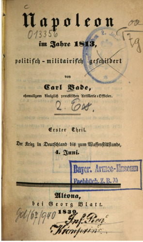 Der Krieg in Deutschland bis zum Waffenstillstand 4. Juni