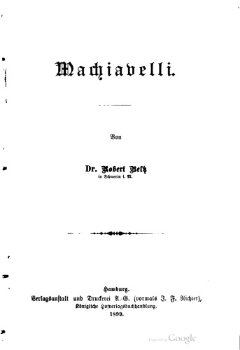 Machiavelli