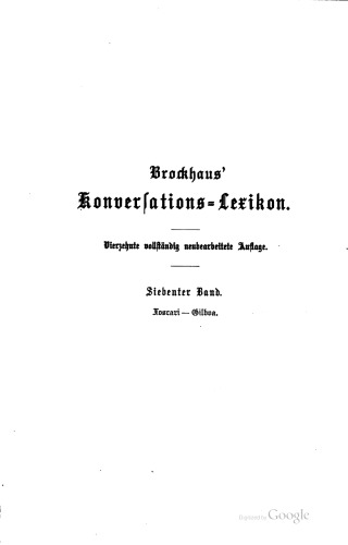 Brockhaus' Konversations-Lexikon