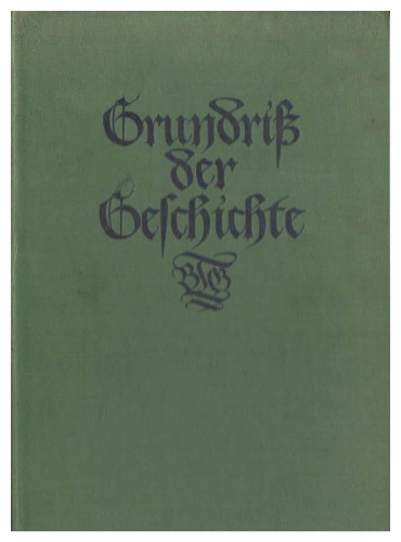 Grundriss der Geschichte fuer die Oberstufe