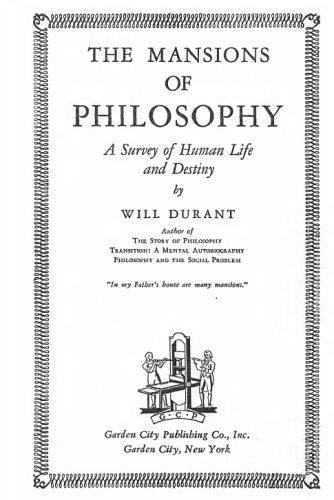 The Mansions of Philosophy