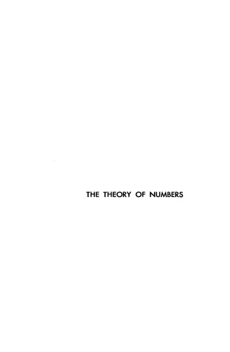 The Theory of Numbers