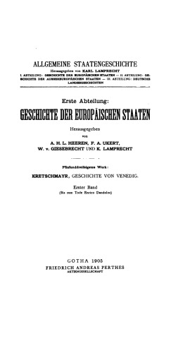 Geschichte von Venedig / Bis zum Tode Enrico Dandolos