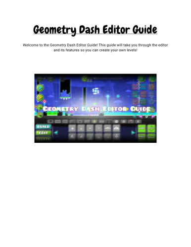Geometry Dash Editor Guide