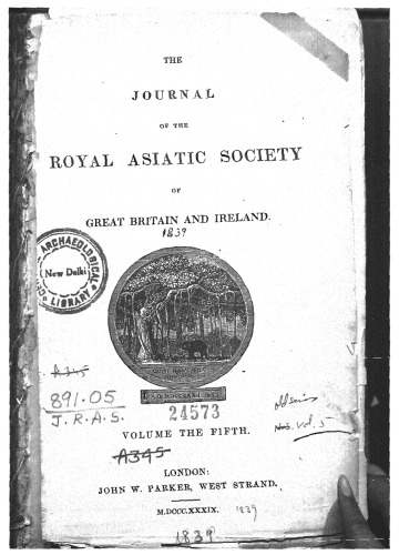 Journal of the Asiatic Society of Great Britain and Ireland