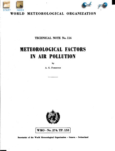Meteorological Factors in Air Pollution