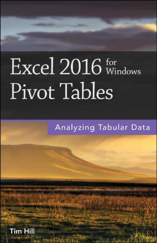 Excel 2016 for Windows Pivot Tables