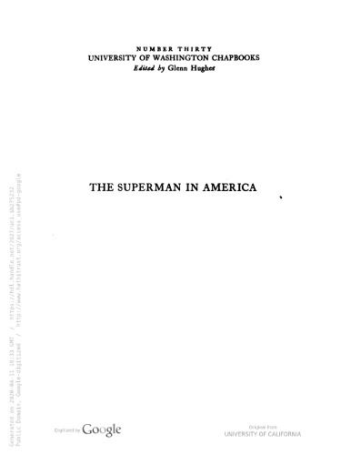 The Superman in America