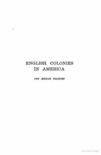 English Colonies in America