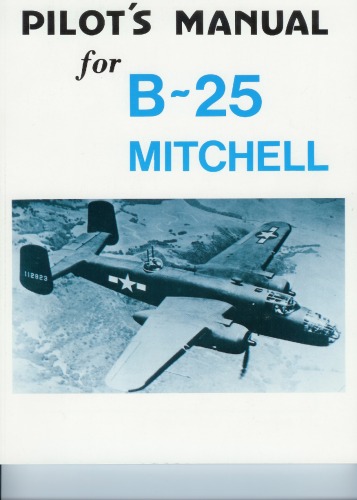 Pilots manual for B-25 MITCHELL