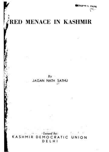 Red menace in Kashmir.