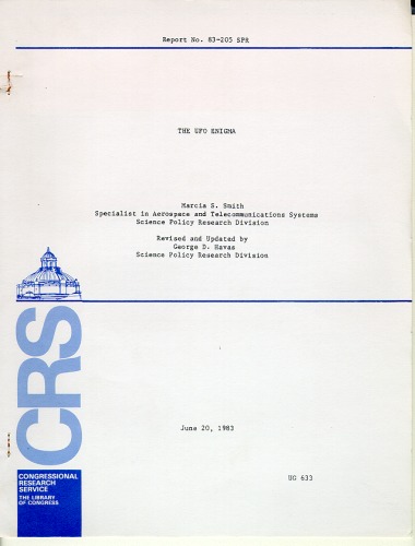 The UFO enigma (Report)