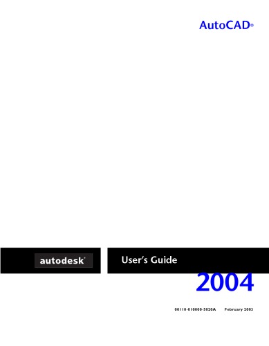 AutoCad Electrical 2004 - User Guide