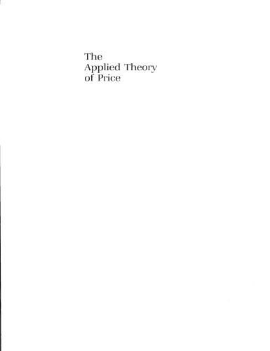 The Applied Theory of Price