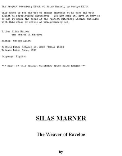 Silas Marner