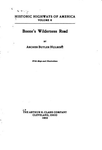 Boone's Wilderness Road