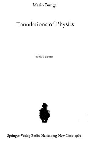 Foundations of Physics