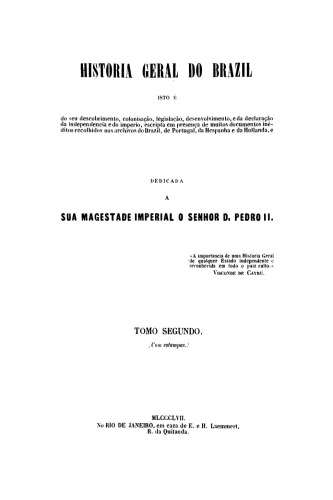 História Geral do Brazil