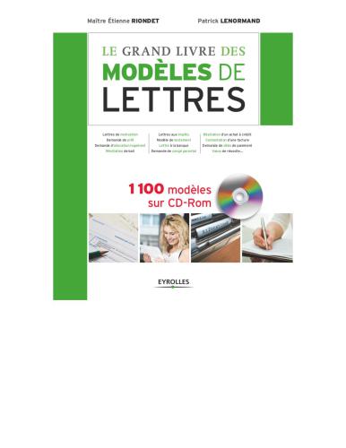 Le grand livre des modèles de lettres