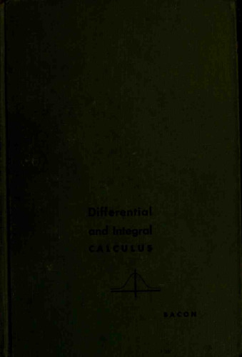 Differential and Integral Calculus