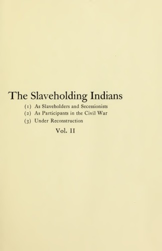 The American Indian as Participant in the Civil War