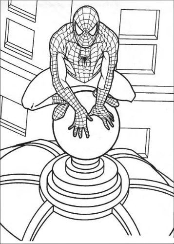 Раскраска Человек-паук / Spiderman