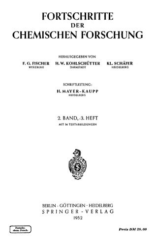 Fortschritte der Chemischen Forschung