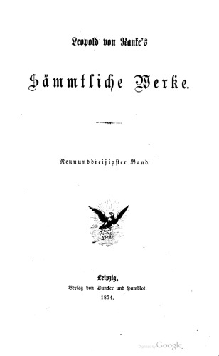 Die römischen Päpste in den letzten vier Jahrhunderten