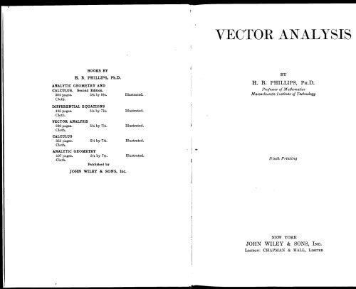 Vector Analysis