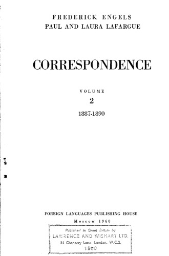 Correspondence. Vol. 2, 1887-1890