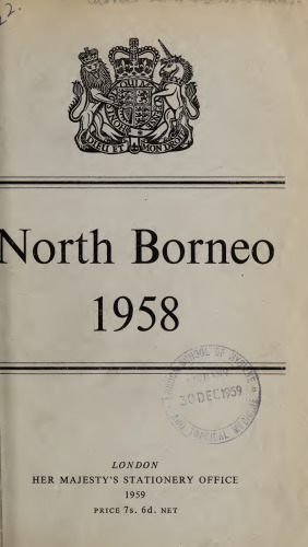 North Borneo 1958.