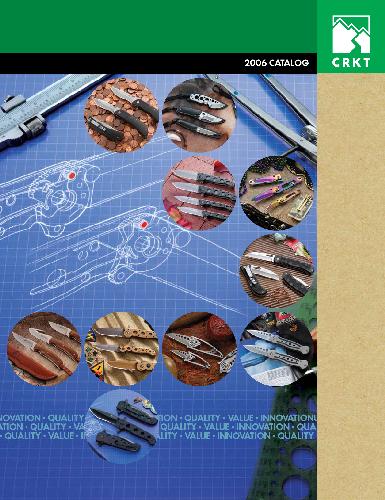 CRKT knife catalogue