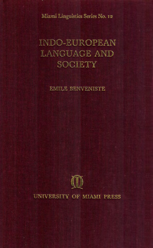 Indo-European Language and Society