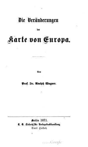 Die Veränderungen der Karte von Europa