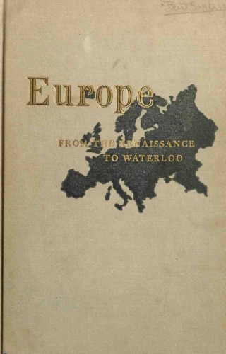 Europe from the Renaissance to Waterloo (College)
