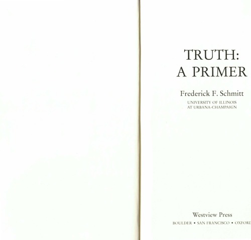 Truth: A Primer