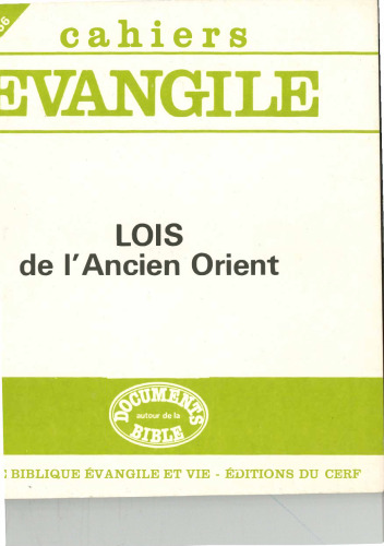 Lois de l'Ancient Orient