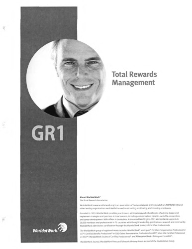 World at Work - GR1 - Total Rewards Management (v3.06.3)
