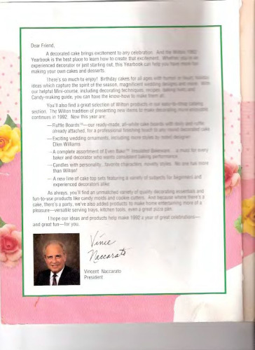 Wilton Cake Decorating Yearbook 1992