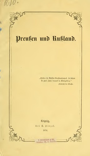 Preußen und Rußland