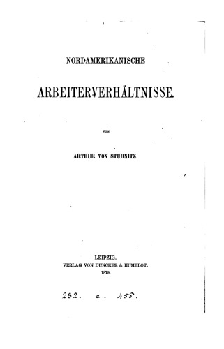 Nordamerikanische Arbeitverhältnisse