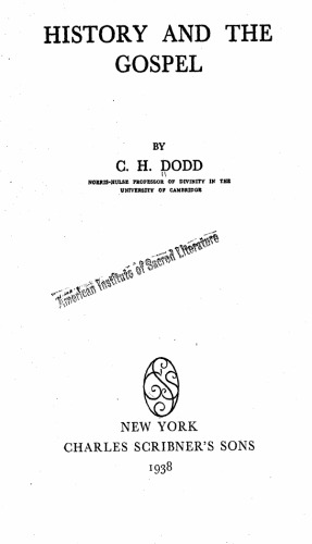 History and the Gospel